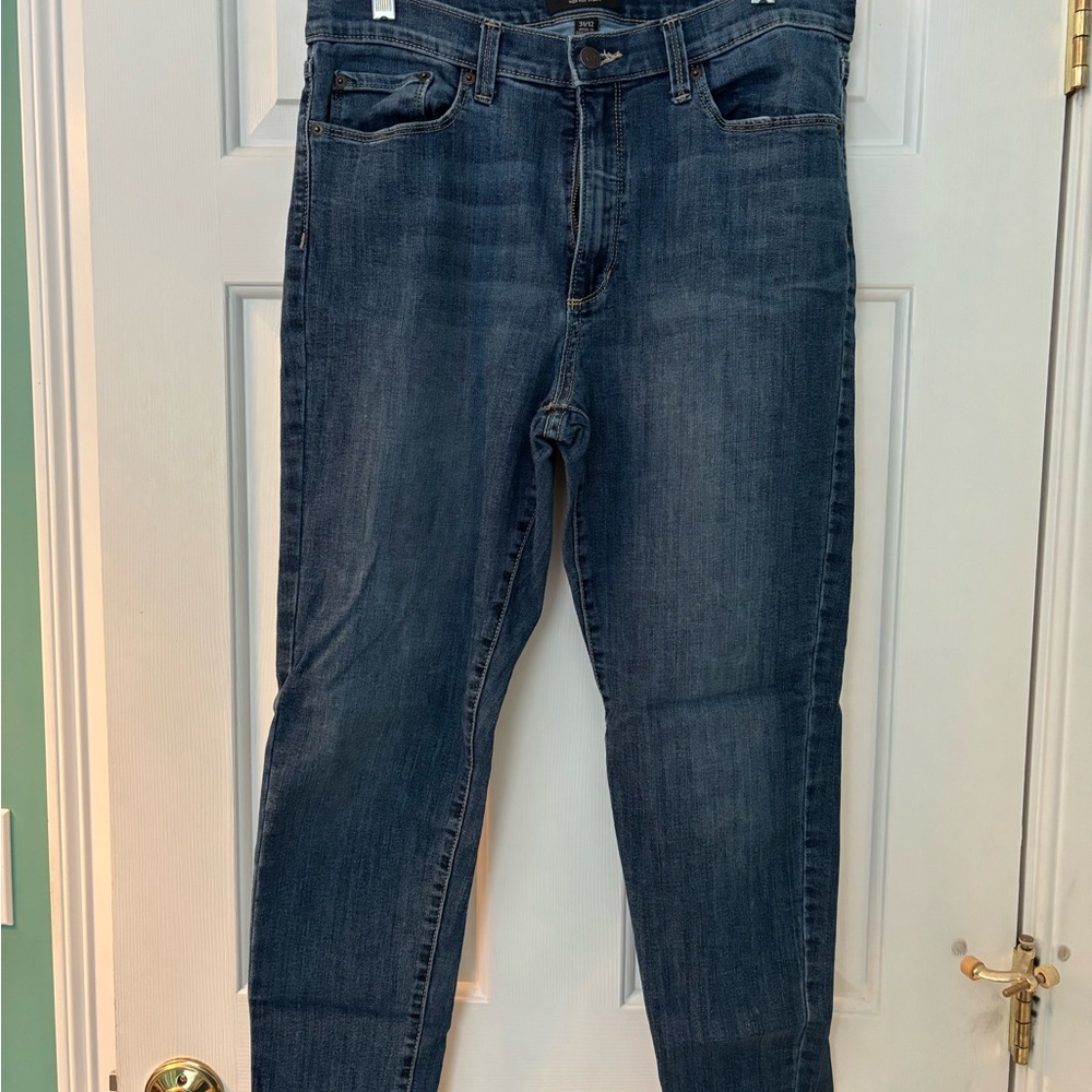 Banana Republic High Rise Skinny Jeans in Blue
